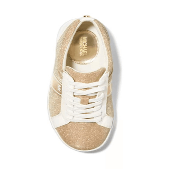 Juno Stripe Lace Up Sneakers by Michael Kors women's size 5.5 M new - Picture 4 of 5